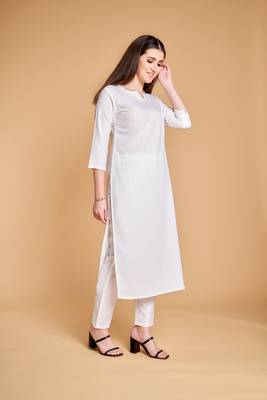 White printed cotton kurtas-and-kurtis 3