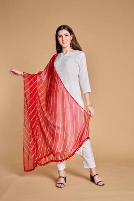Coral printed cotton kurta-sets 1