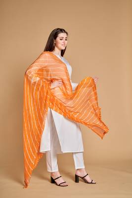 Yellow printed cotton kurta-sets 2