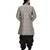 Men Silver Jacquard Silk Dhoti Kurta Set