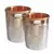 Prisha India Craft Luxury Design Steel Copper Glass Tumbler  Drinkware & Serveware Set  Capacity 250 ML  Set of 2