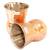 Prisha India Craft Steel Copper Muglai Matka Glass Tumbler Hammered Design  Capacity 270 ML  Set of 2