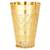 Prisha India Craft Pure Brass Mughlai Style Embossed Designer Glass Tumbler   Drinkware & Serveware   Capacity 250 ML