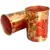 Prisha India Craft Pure Copper Digital Printed Flower Design Glass Tumbler  300 ML  Set of 2