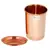 Prisha India Craft Pure Copper Glass Tumbler  Capacity 320 ML