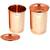 Prisha India Craft Pure Copper Glass Tumbler  Drinkware & Glassware Set  350 ML  Set of 2