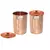 Prisha India Craft Pure Copper Glass Tumbler  Luxury Design  Capacity 300 ML  Set of 2