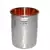 Prisha India Craft Hammered Design Steel Copper Glass Tumbler  Drinkware & Serveware Set  Capacity 250 ML