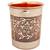 Prisha India Craft Steel Copper Glass Tumbler  250 ML