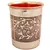 Prisha India Craft Steel Copper Glass Tumbler  250 ML