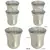 Stainless Steel Drinking Glass Each Capacity 300 ML Set of 6