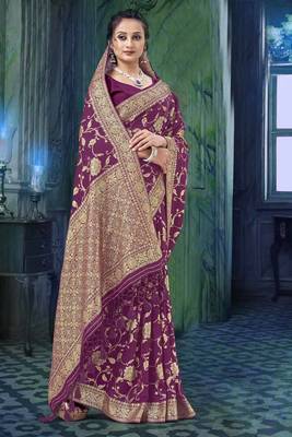 Attractive Pure Viscos Fine Georgette Light weight Saree 1