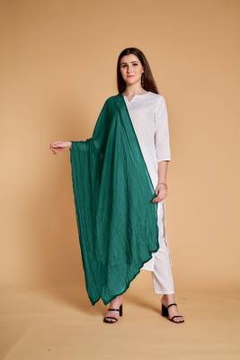 ASHWATH Women's Chiffon Plain Chunnis & Dupattas/Dupatta (2.25 Meter) 1
