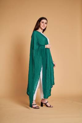 ASHWATH Women's Chiffon Plain Chunnis & Dupattas/Dupatta (2.25 Meter) 3