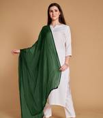 ASHWATH Women's Chiffon Plain Chunnis & Dupattas/Dupatta (2.25 Meter)