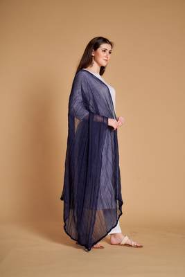 ASHWATH Women's Chiffon Plain Chunnis & Dupattas/Dupatta (2.25 Meter) 3