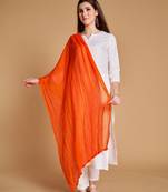 ASHWATH Women's Chiffon Plain Chunnis & Dupattas/Dupatta (2.25 Meter)