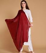 ASHWATH Women's Chiffon Plain Chunnis & Dupattas/Dupatta (2.25 Meter)