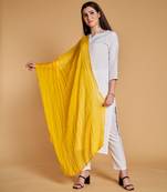 ASHWATH Women's Chiffon Plain Chunnis & Dupattas/Dupatta (2.25 Meter)