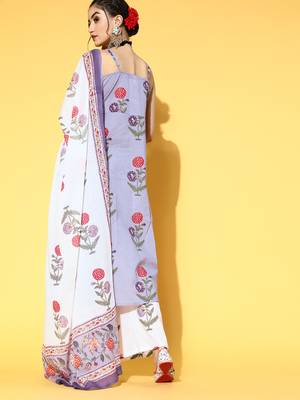 Blue printed cotton ethnic-kurtis 3