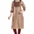 Beige plain cotton silk long-kurtis