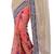 GOLD AND GAZARI embroidered georgette saree with blouse