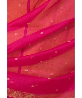 A R SILK Magenta Colour Vanarasi Border Buti Fancy Dupattas/Chunnis 5