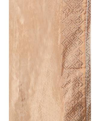 A R SILK Siroski Work Dark Golden Colour Silk Fancy Dupatta/Chunnis 5