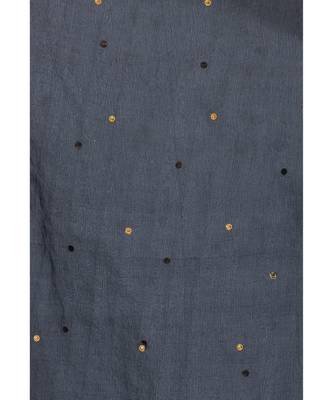 A R SILK Chandna Black Colour Organza Cotton Fancy Dupatta/Chunnis 5