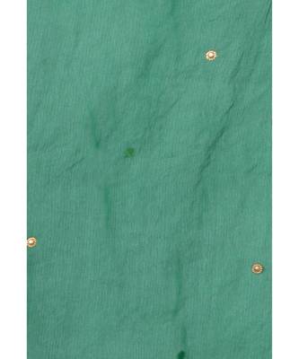 A R SILK Chandna Green Colour Organza Cotton Fancy Dupatta/Chunnis 5