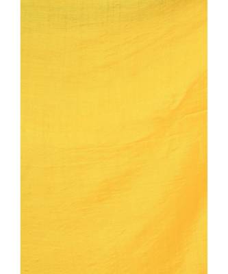 A R SILK Golden Border Yellow Colour Cotton Regular Dupattas/Chunnis 5