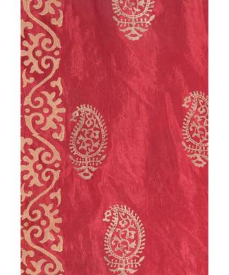 A R SILK Pahadi Print Maroon Colour Silk Fancy Dupatta/Chunnis 4