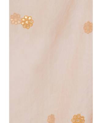 A R Silk Gotta Patti Embroidery Golden Colour Orgenza Cotton Fancy Dupatta/Chunnis 4