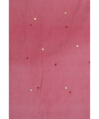 A R SILK Chandna Maroon Colour Organza Cotton Fancy Dupatta/Chunnis 4