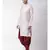 Dupion Silk Off White DEYANN Kurta with Patiala set