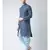 Dupion Silk Navy Blue DEYANN Kurta with Patiala set