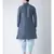 Dupion Silk Navy Blue DEYANN Kurta with Patiala set