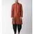 Dupion Silk Orange DEYANN Kurta with Patiala set