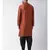 Dupion Silk Orange DEYANN Kurta with Patiala set
