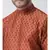 Dupion Silk Orange DEYANN Kurta with Patiala set