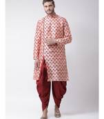 Dupion Silk pink DEYANN Kurta with Patiala set