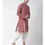 Dupion Silk Red DEYANN Kurta with Patiala set