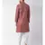 Dupion Silk Red DEYANN Kurta with Patiala set