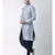 Dupion Silk Sky Blue DEYANN Kurta with Patiala set