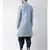 Dupion Silk Sky Blue DEYANN Kurta with Patiala set