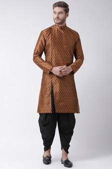 Dupion Silk Copper DEYANN Kurta with Patiala set