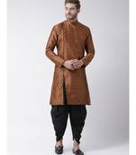 Dupion Silk Copper DEYANN Kurta with Patiala set