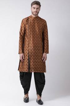 Dupion Silk Copper DEYANN Kurta with Patiala set