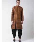 Dupion Silk Copper DEYANN Kurta with Patiala set