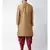 Dupion Silk Brown DEYANN Kurta with Patiala set